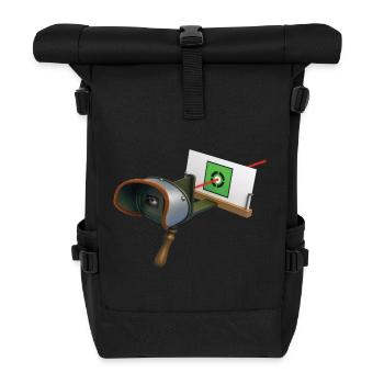STEREOSCOPE – Geek & Science-Fiction - Rolltop Rucksack - Schwarz - Vorne