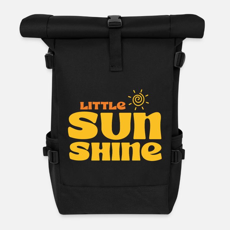LITTLE SUNSHINE - Rolltop Rucksack - Schwarz