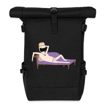 ziehen mich wie titanic - Rolltop Rucksack - Schwarz - Vorne