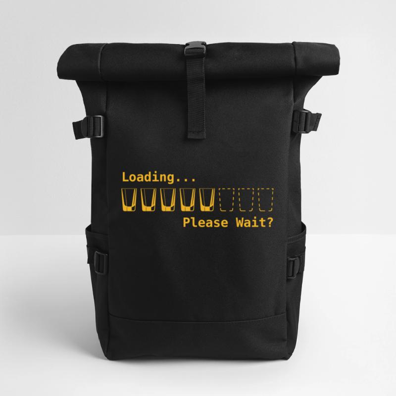 loading please wait Rolltop Rucksack
