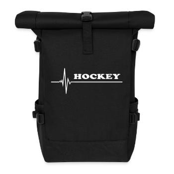 Hockey - Rolltop Rucksack - Schwarz - Vorne