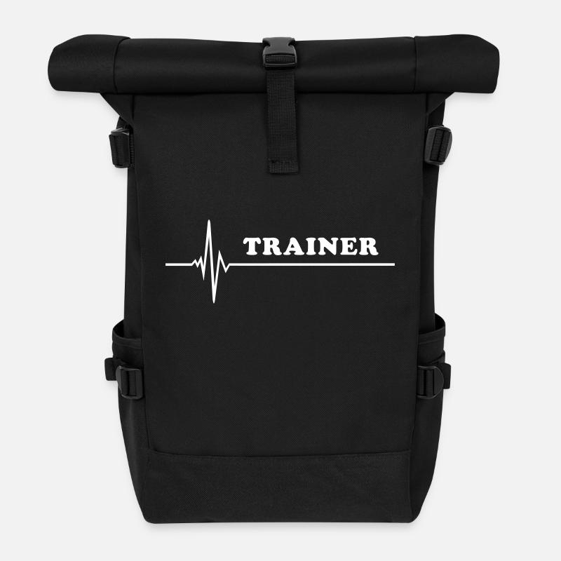 Pulse - Trainer - Roll Top Backpack - black