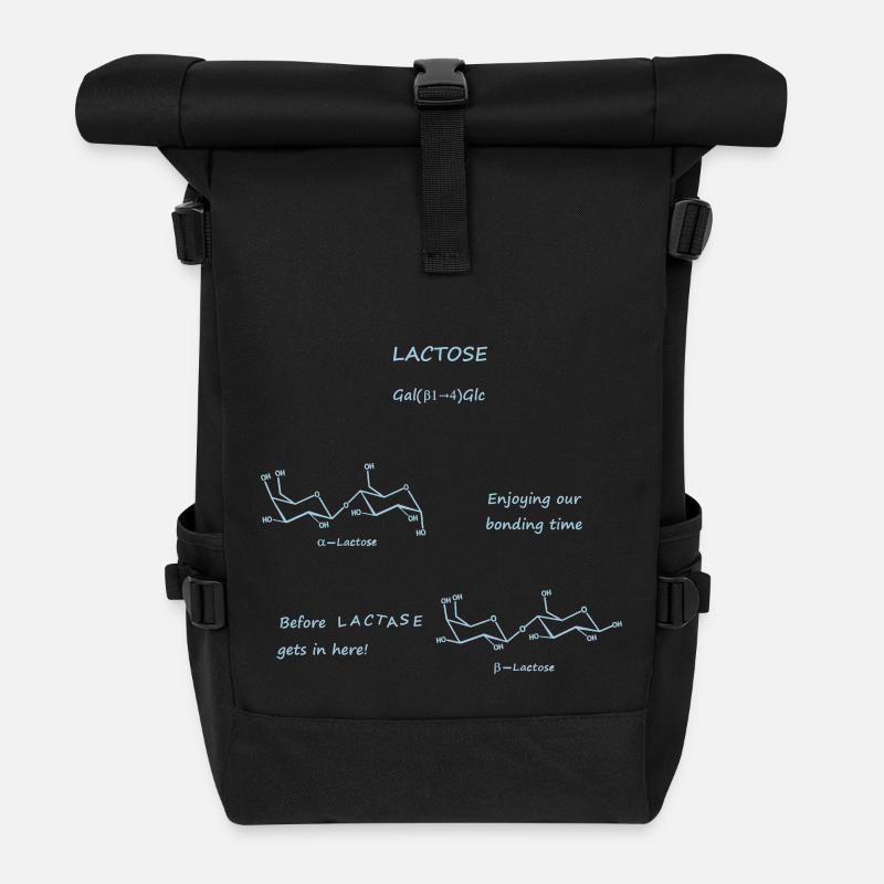Science - Rolltop Rucksack - Schwarz