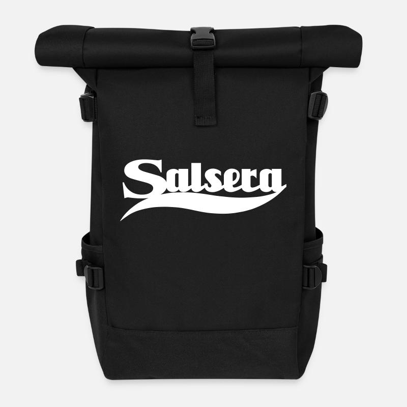 Salsera - Salsa Dance Shirt - Sac à dos roll top - noir