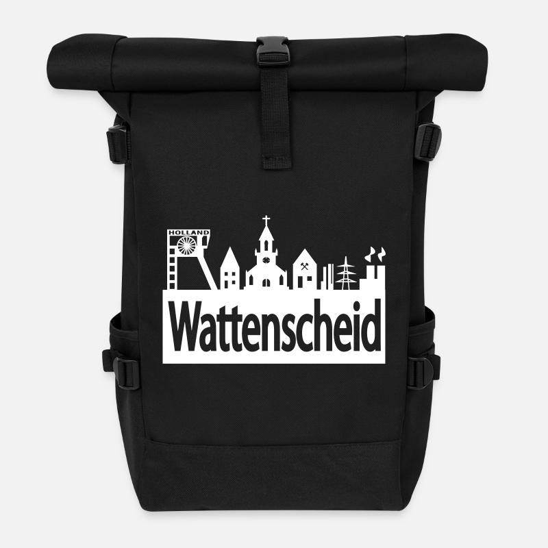 Skyline Wattenscheid - Rolltop Rucksack - Schwarz