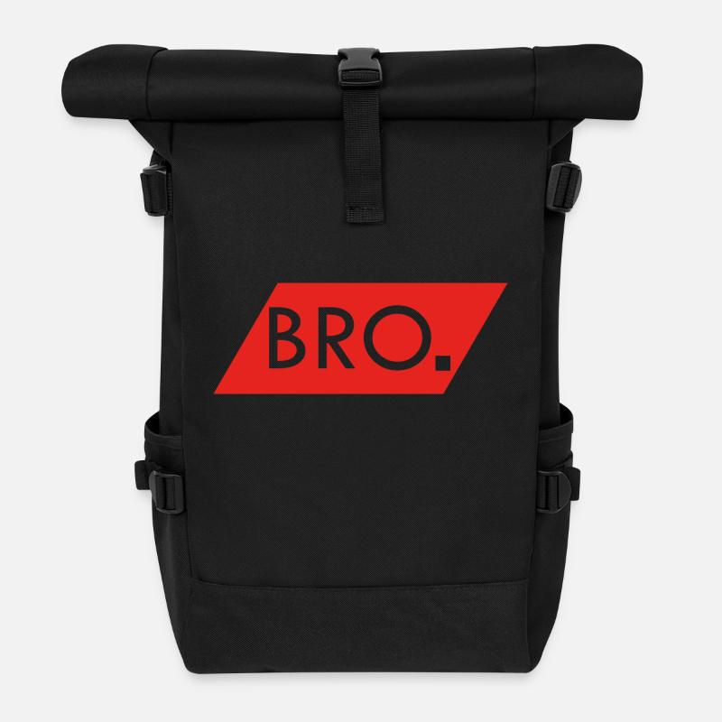 BRO - Rolltop Rucksack - Schwarz