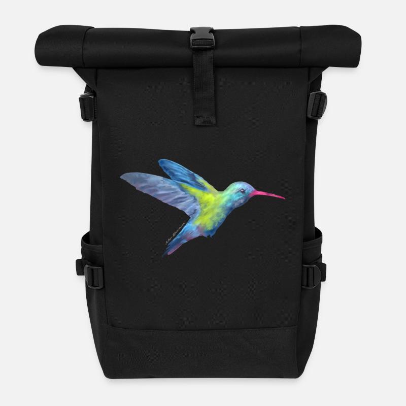 AD Hummingbird - Rolltop Rucksack - Schwarz