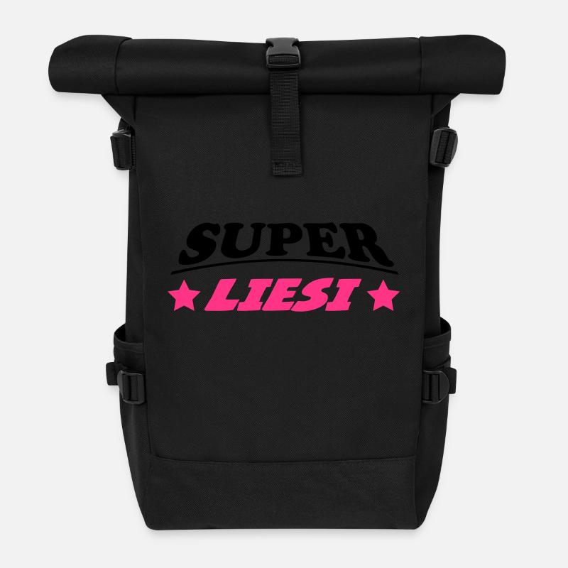 Super liesi - Rolltop Rucksack - Schwarz