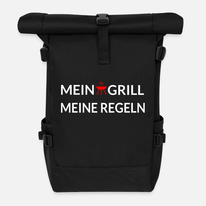 Grillen - Rolltop Rucksack - Schwarz