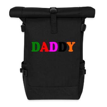 Daddy - Roll Top Backpack - black - Front