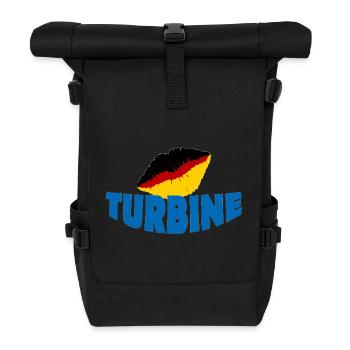 Turbine - Sac à dos roll top - noir - Devant