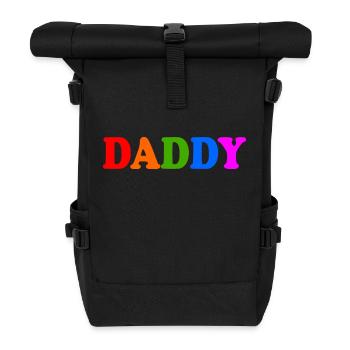 Daddy - Roll Top Backpack - black - Front