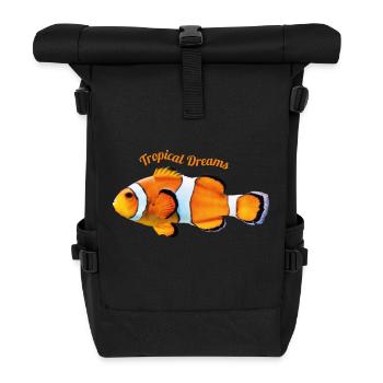 Clown Fish - Rolltop Rucksack - Schwarz - Vorne