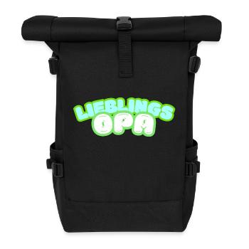 Favorite Grandpa - Grandpa - Grandfather - Roll Top Backpack - black - Front