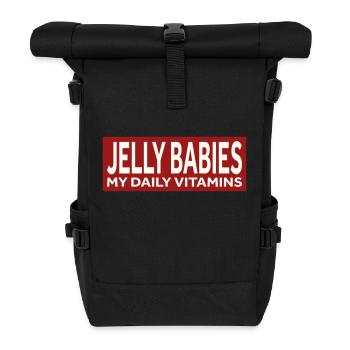 JELLY BABIES - MY DAILY VITAMINS - Rolltop Rucksack - Schwarz - Vorne