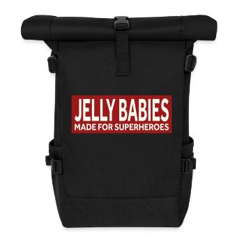 JELLY BABIES - CONÇU POUR LES SUPER-HÉROS - Sac à dos roll top - noir - Devant