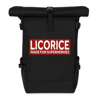 LICORICE - MADE FOR SUPERHEROES - Rolltop Rucksack - Schwarz - Vorne