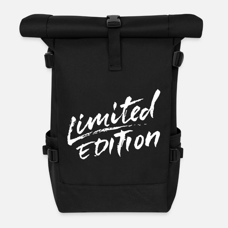 Limited Edition - Rolltop Rucksack - Schwarz