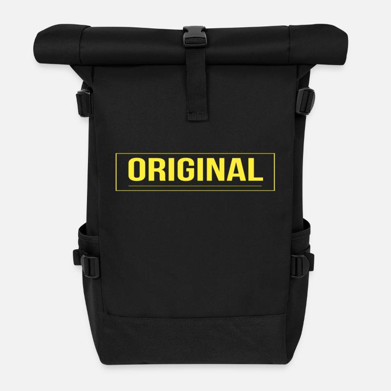 Originallllll - Sac à dos roll top - noir