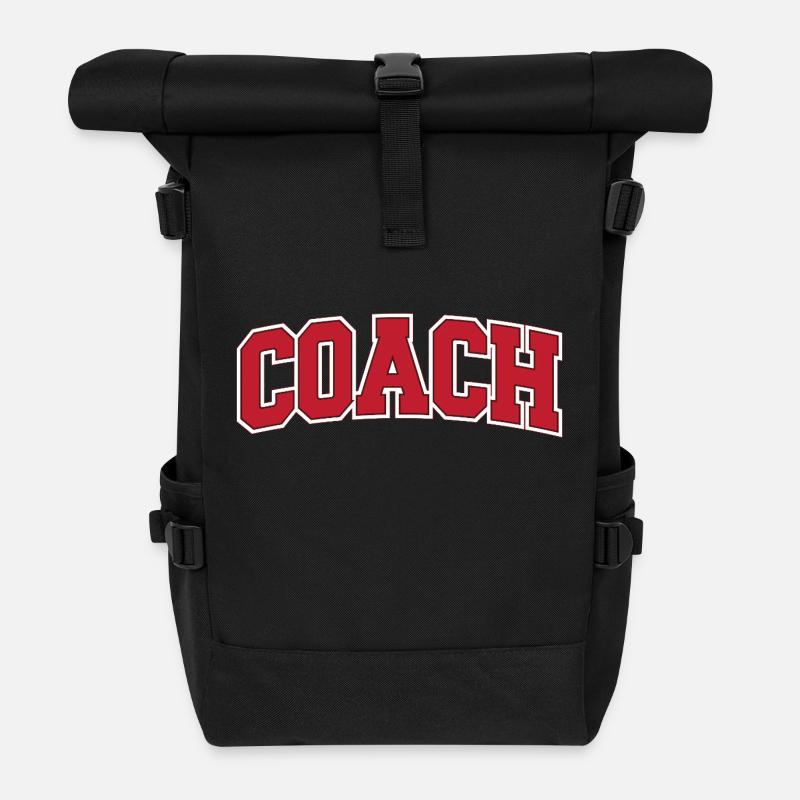Trainer - Rolltop Rucksack - Schwarz