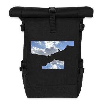 Graphic Skyline - Roll Top Backpack - black - Front