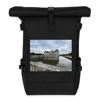 Château de Vaux le Vicomte  - Sac à dos roll top - noir - Devant