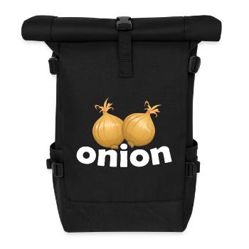 ONION - Roll Top Backpack - black - Front