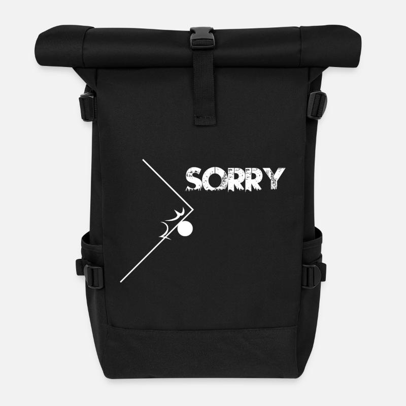 Sorry! Perfect edge hit - Roll Top Backpack - black