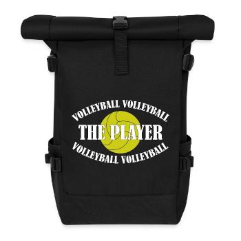 VOLLEYBALL-THE PLAYER - Roll Top Backpack - black - Front