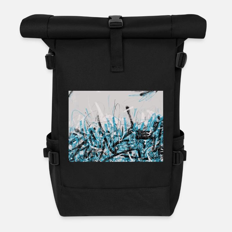 Tag Without a Name - Sac à dos roll top - noir