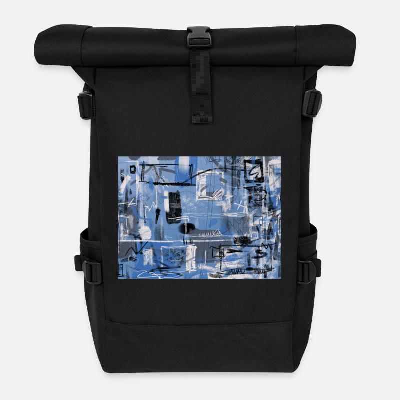 Urban Notation 2 - Roll Top Backpack - black