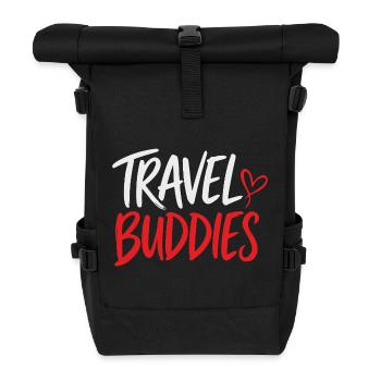 Compagnons de voyage Amis de voyage - Sac à dos roll top - noir - Devant