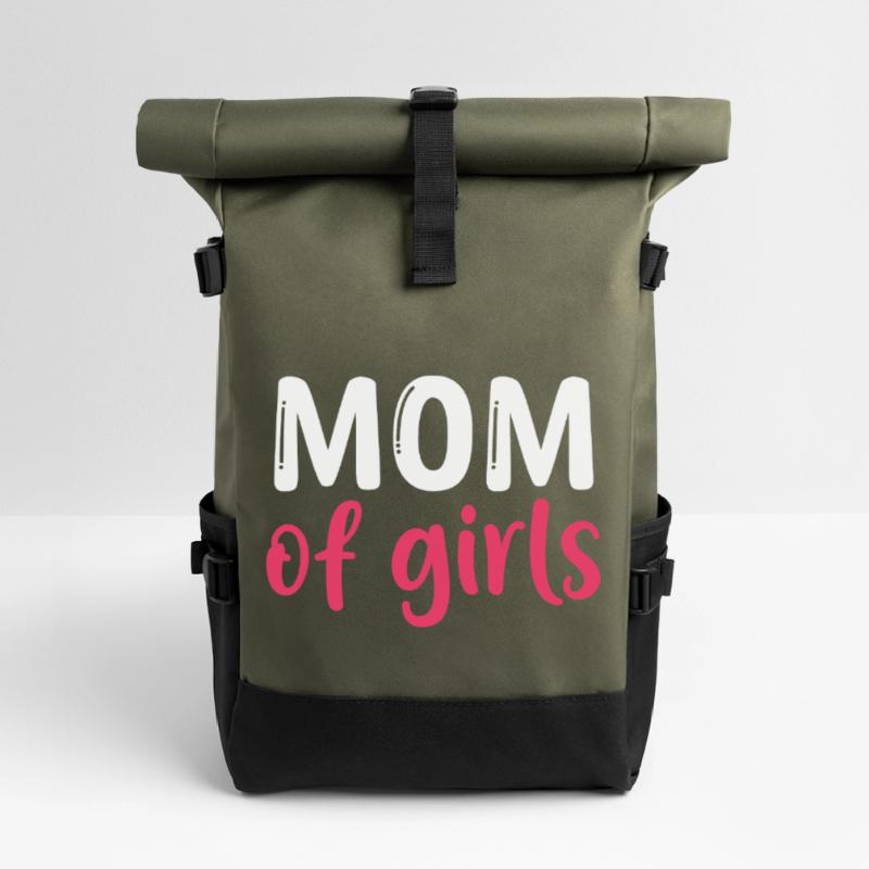 Mutter der Mädchen – Beste Mutter – Muttertag Rolltop Rucksack