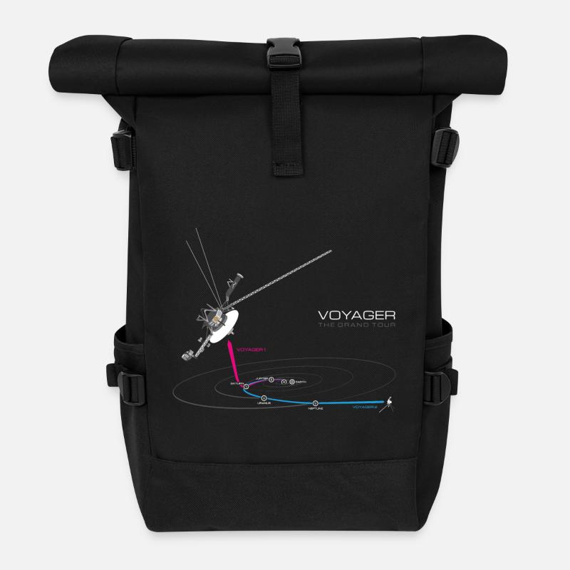Voyager - Die große Tour - Rolltop Rucksack - Schwarz