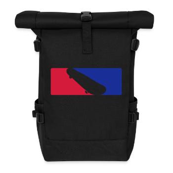 Skateboard - Roll Top Backpack - black - Front