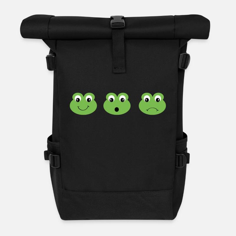 Frosch - Sac à dos roll top - noir
