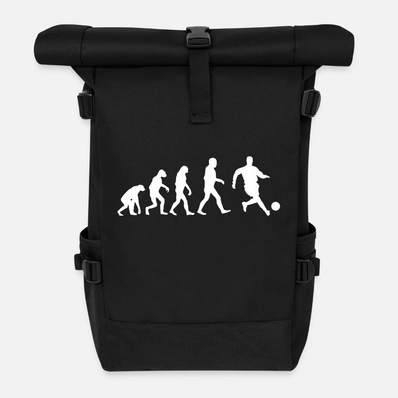 Football Evolution logo - Sac à dos roll top - noir