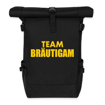 Team bräutigam - Rolltop Rucksack - Schwarz - Vorne