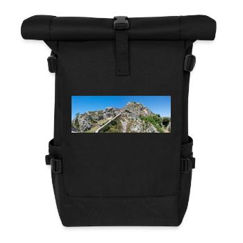 Knin Fortress (Kninska tvrđava) Croatia - Roll Top Backpack - black - Front