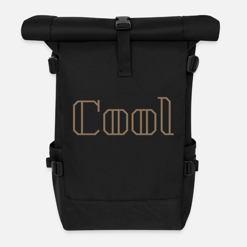 Cool - Roll Top Backpack - black