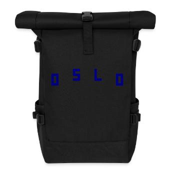 Oslo - Rolltop Rucksack - Schwarz - Vorne