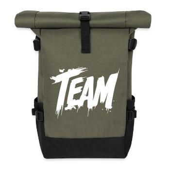 Team Gruppe - Rolltop Rucksack - Olive/Schwarz - Vorne