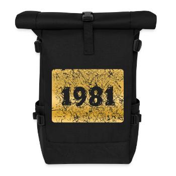 1981 - Rolltop Rucksack - Schwarz - Vorne
