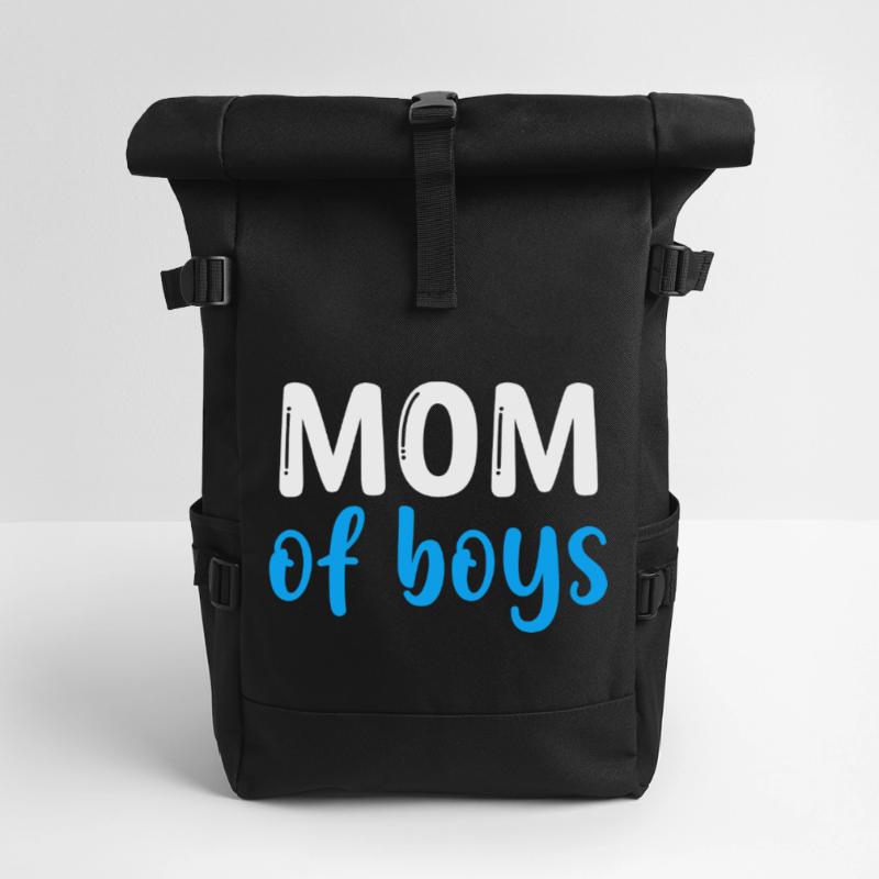 Mutter der Jungen – Beste Mutter – Muttertag Rolltop Rucksack