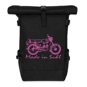 Simson S51 Made in Suhl - Rolltop Rucksack - Schwarz - Vorne
