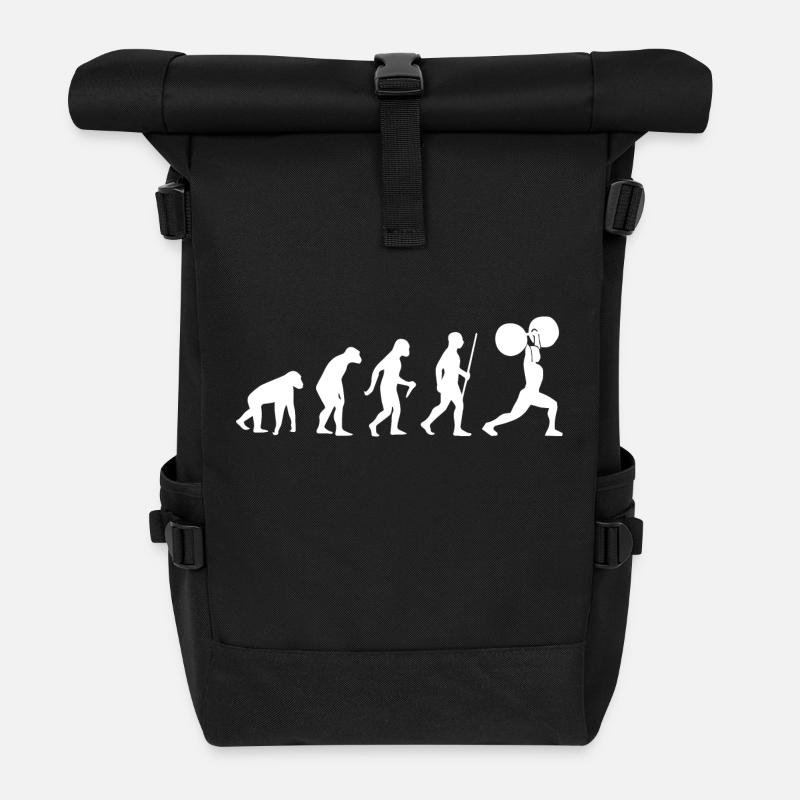 Weightlifting - Rolltop Rucksack - Schwarz