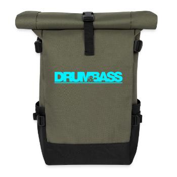 Drum&Bass - Rolltop Rucksack - Olive/Schwarz - Vorne