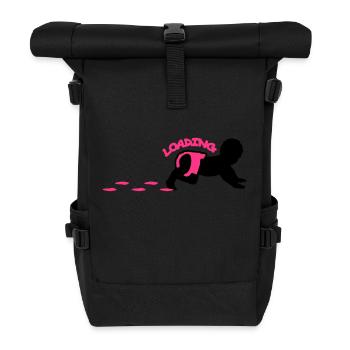 Baby Loading Design - Sac à dos roll top - noir - Devant