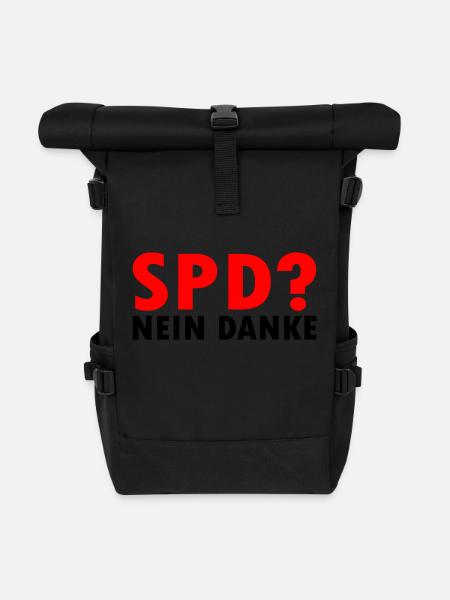 Spd - Rolltop Rucksack - Schwarz
