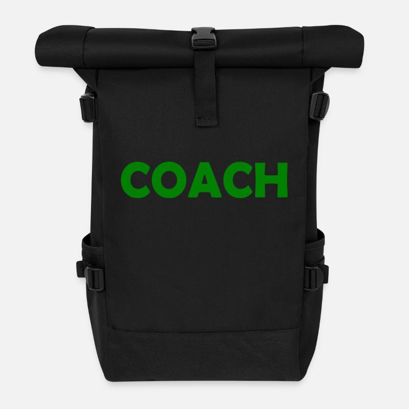 Coach - Rolltop Rucksack - Schwarz